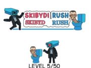 Spel Skibydi Rush  online