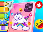 Spel Kleurboek: telefoonhoes  online