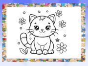 Spel Mooie katten kleurboek  online