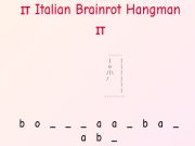 Spel Italiaanse Brainrot Hangman!  online