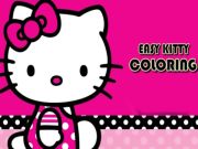 Spel Eenvoudig kleurplaten Kitty  online