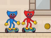 Spel Rode en blauwe hugli wugli  online
