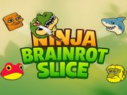 Spel Ninja Brainrot Slice  online