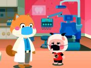 Spel Baby panda tandartszorg  online