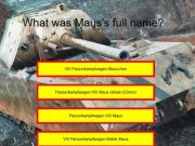 Spel Tankquiz: Maus  online
