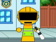 Spel Sprunki -politieman voor kinderen  online