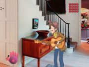 Spel Jongen meedoen aan het muzikale festival  online