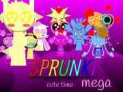 Spel Sprunki schattige tijd mega !!!  online