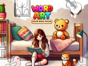 Spel Word Art: Color Book Puzzle online