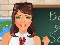 Spel Barbie gaat naar school make -over  online
