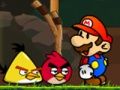 Spel Mario vs Angry Birds  online