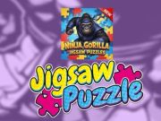Spel Ninja Gorilla Jigsaw puzzels online
