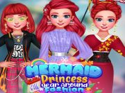 Spel Mermaid prinses het hele jaar rond mode online