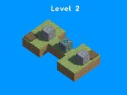Spel Block Pusher Voxel World 3D online