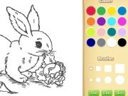 Spel Bunny kleurboek voor kinderen online