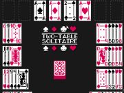 Spel Solitaire met twee tafel online