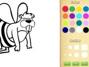Spel Grappig Animal Color-boek voor kinderen online