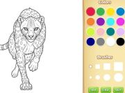 Spel Wilde dieren kleurboek online