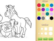 Spel Boerderijdieren kleurboek voor kinderen online