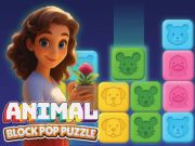 Spel Animal Block Pop Puzzle online