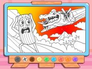 Spel Kleurboek: Bombardino Crocodilo online