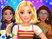 Spel Ellie en vrienden kunst bloeit esthetiek online