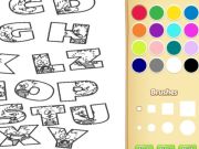 Spel Alfabet Animal Colour Book for Kids online