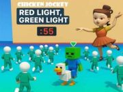 Spel Kip Jockey: rood licht groen licht online