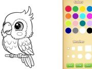 Spel Kawaii Animal Color Book online