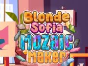Spel Blonde Sofia: Mozaic Maker online
