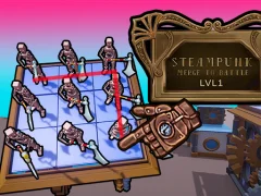 Spel Steampunk Merge To Battle online
