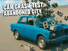 Spel Car Crash Test Abandoned City online