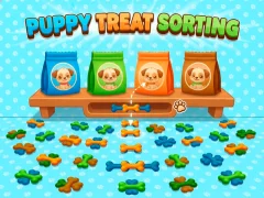 Spel Puppy Treat Sorting online
