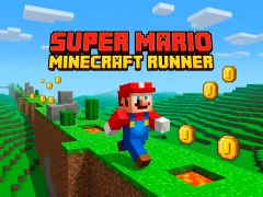 Spel Super Mario MineCraft Runner online