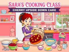 Spel Sara’s Cooking Class: Cherry Upside Down Cake online