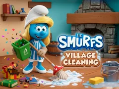 Spel The Smurfs Village Cleaning online