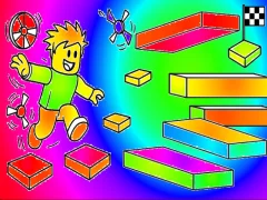 Spel Coloring Book: Roblox Obby Runner online