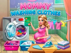 Spel Mommy washing clothes online