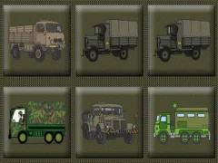 Spel Army Trucks Memory online