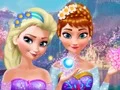Spel Anna & Elsa Makeover online