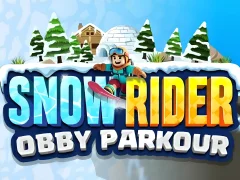 Spel Snow Rider Obby Parkour online