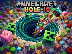 Spel Minecraft Hole IO online