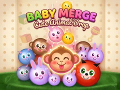 Spel Baby Merge Cute animal drop online