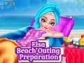 Spel Elsa Beach Outing Preparation online