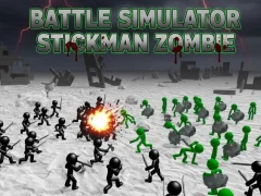 Spel Battle Simulator Stickman Zombie online