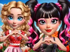 Spel Vibrant Hearts Glamour vs Punk online