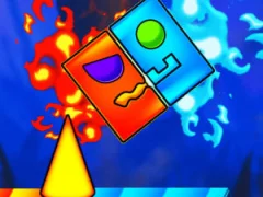 Spel Fire And Water Geometry Dash online