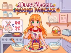 Spel Diary Maggie Making Pancake online