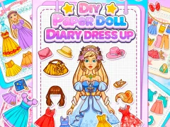Spel Diy Paper Doll Diary Dress Up online