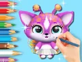 Spel Coloring Book: Cute Fluvsies online